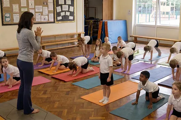 Primary School Yoga Session
